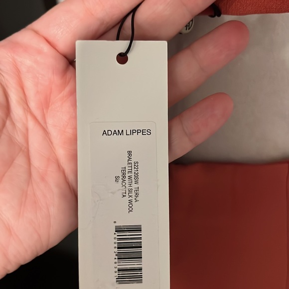 Adam Lippes Silk-Wool Bralette Size 4 - Picture 4 of 4